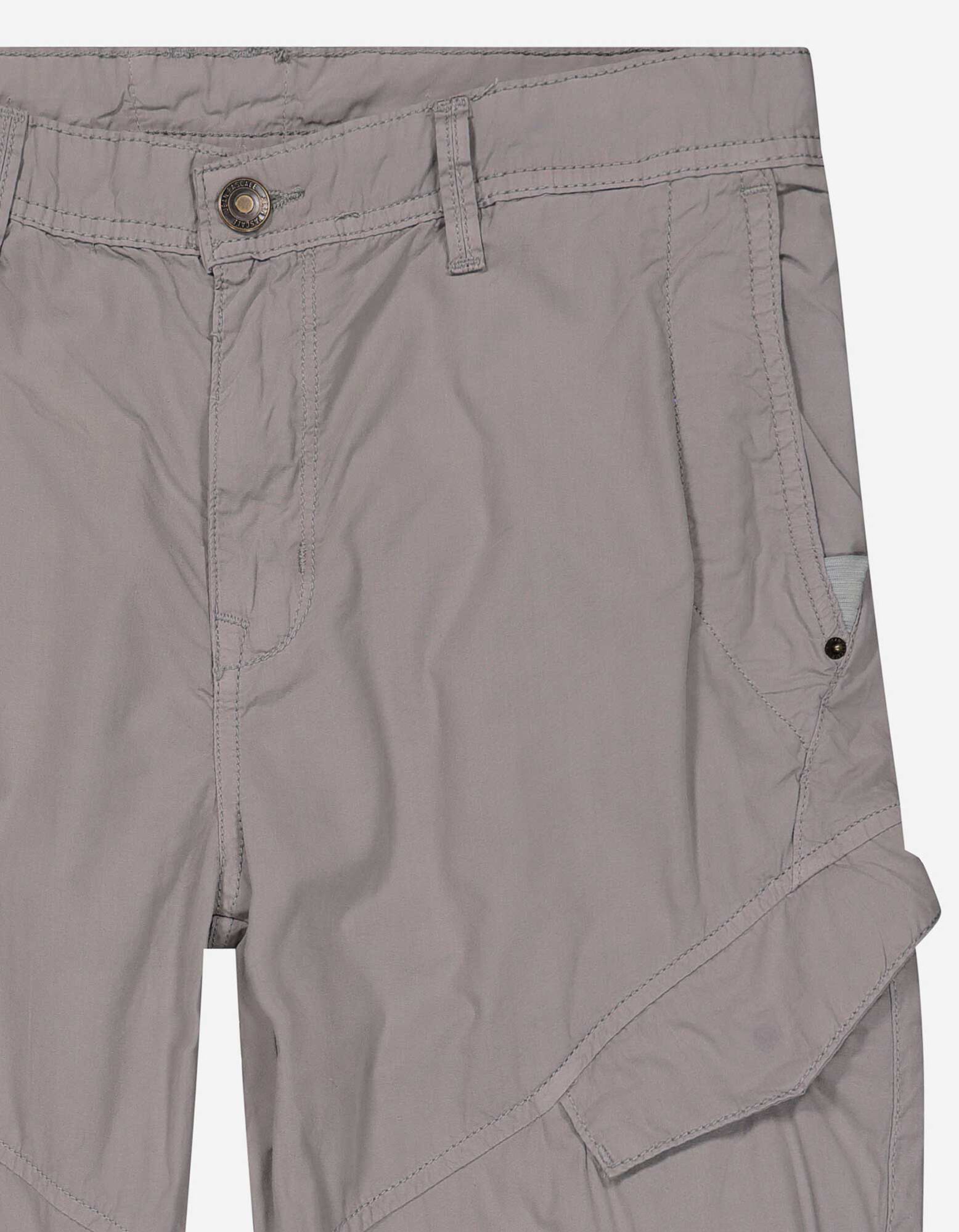 Pantalon cargo - Poches fendues - Gris