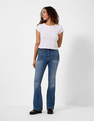 Jeans - Straight Fit - blau