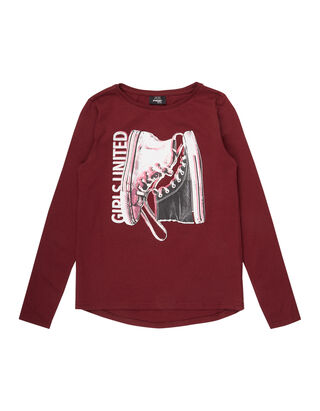 M&auml;dchen Longsleeve mit Foto-Print