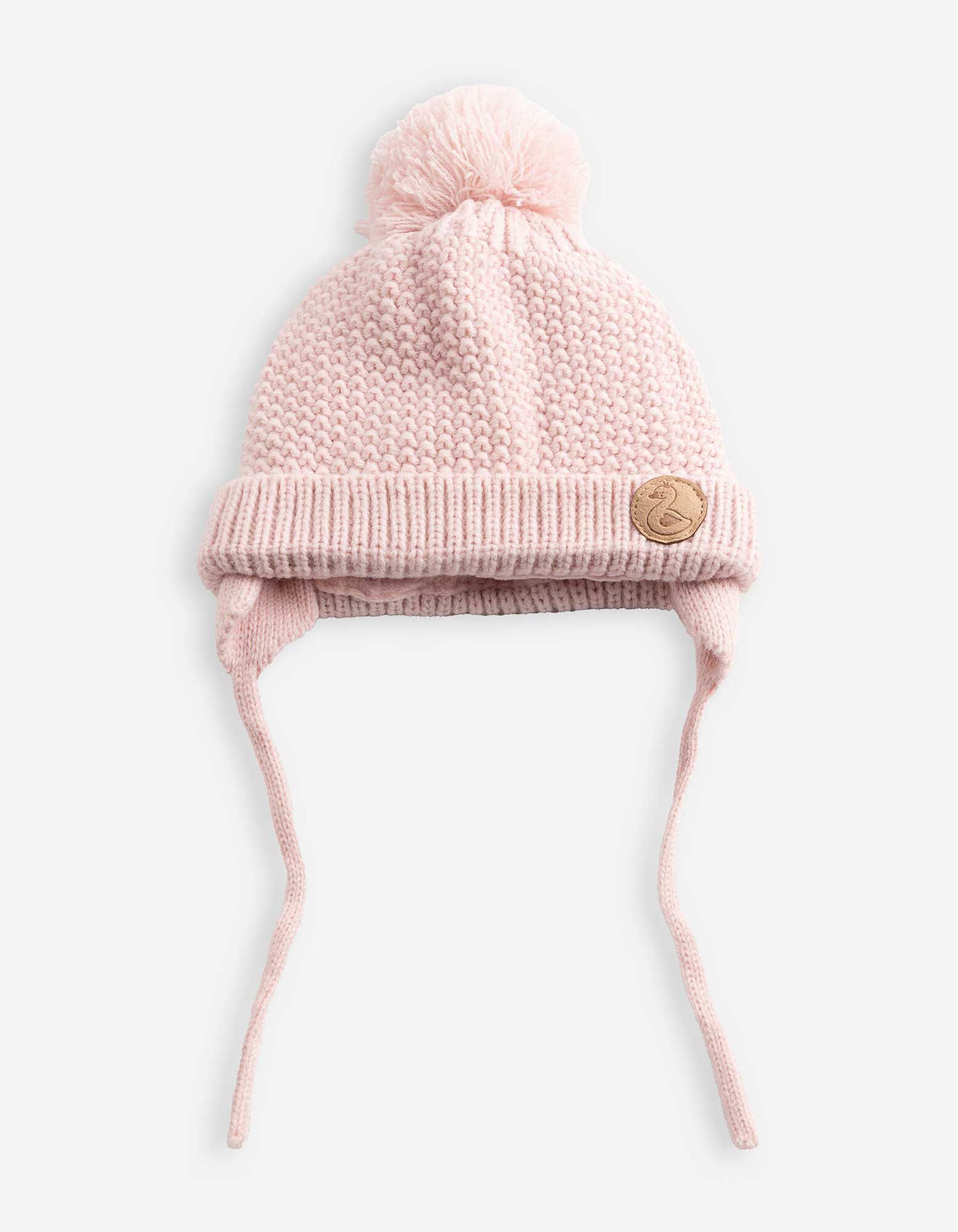 M&uuml;tze - Grobstrick - Rosa