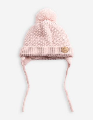 M&uuml;tze - Grobstrick - Rosa