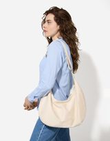 Borsa a tracolla - Similpelle - beige