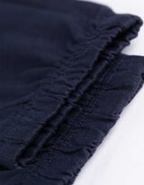 spodnie joggingowe - jednokolorowy - ciemny niebieski