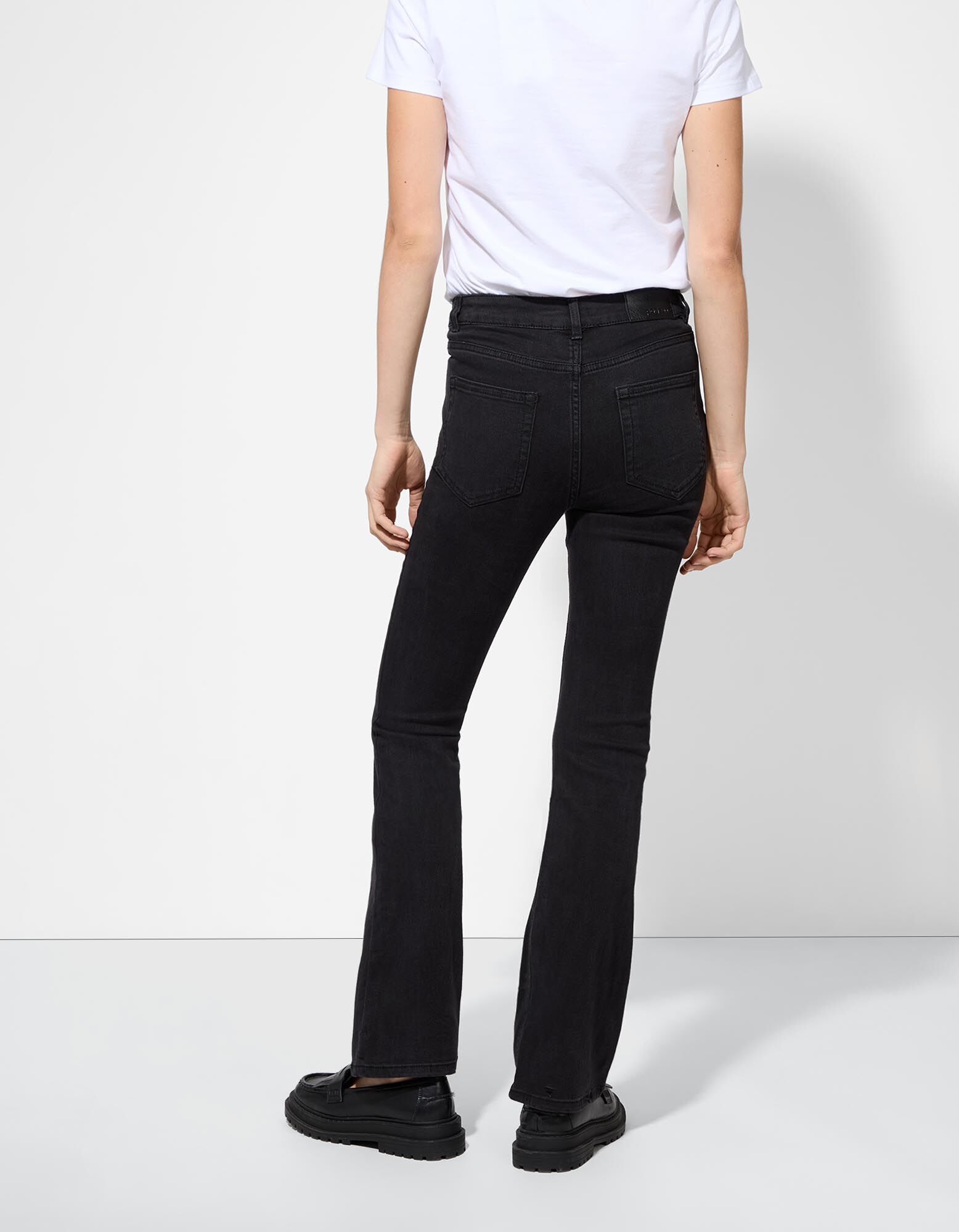 Jeans - Bootcut Fit - Negru - Takko Fashion