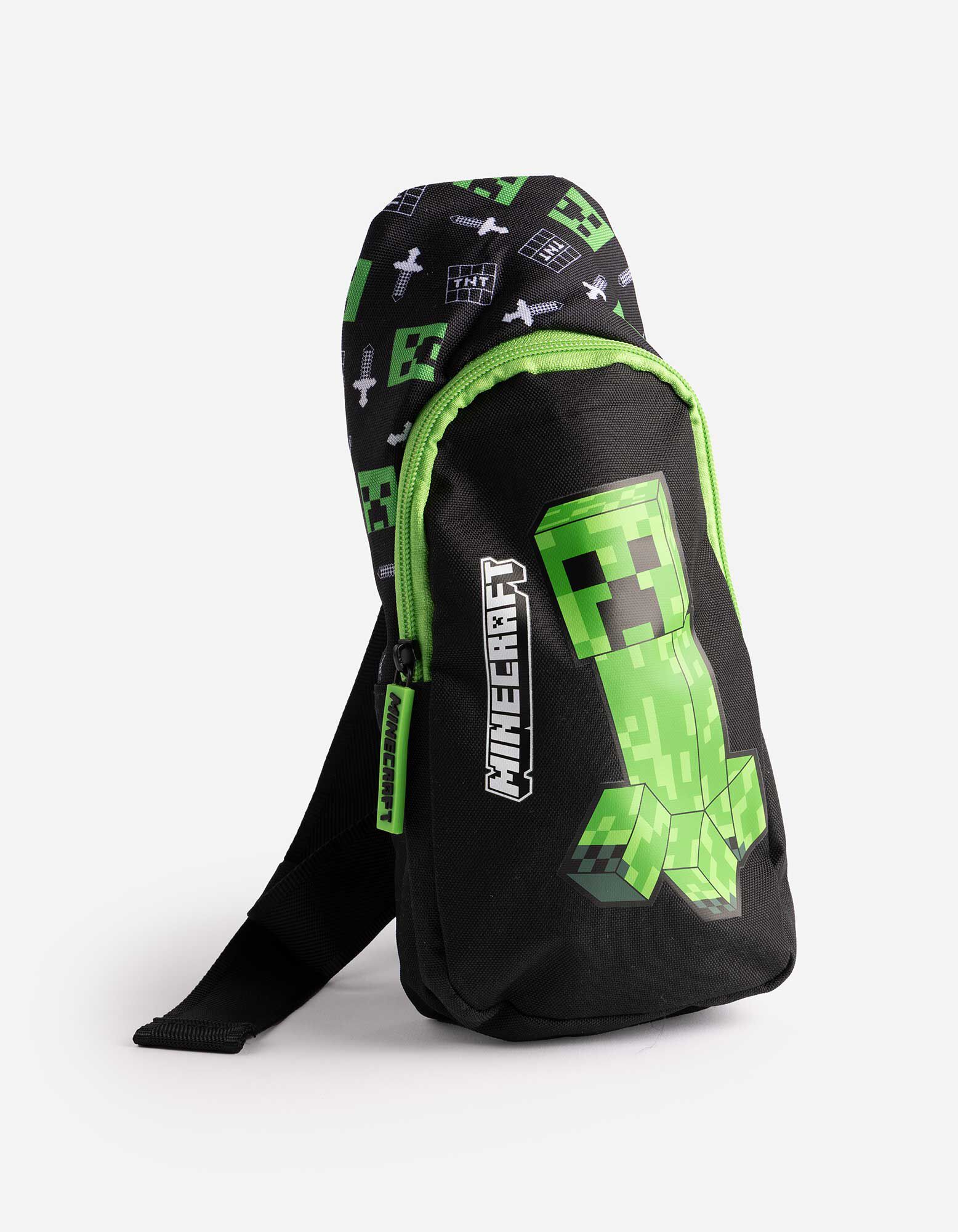 Schoudertas - Minecraft - Zwart