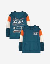 Sweatshirt - Afdrukken achteraan - donkerblauw
