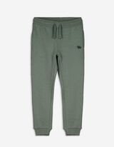 spodnie joggingowe - Relaxed Fit - ciemny zielony