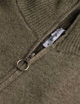 Stricktop - Rei&szlig;verschluss - Khaki