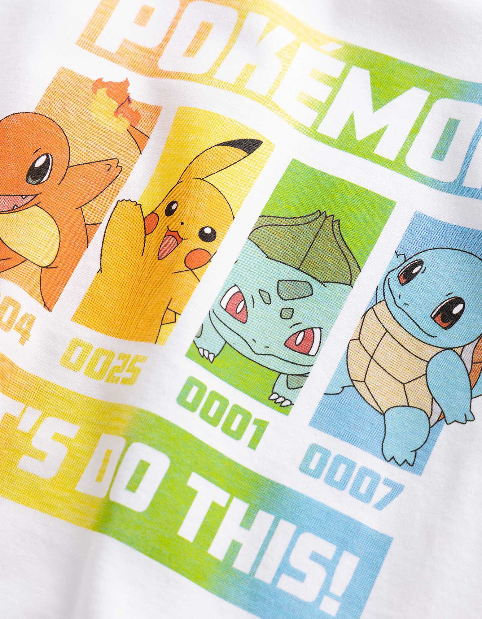 Shirt - Pok&eacute;mon - Wei&szlig;