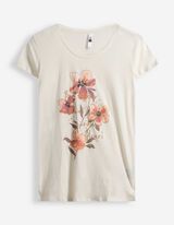 T-shirt - Glitterprint - wit
