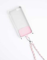 N&aacute;ramok na mobil - Metalick&eacute; detaily - ruzova