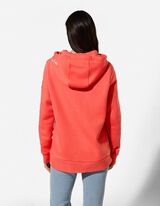 Veste molletonn&eacute;e - Broderie - orange