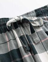 Pyjamahose - Allover-Muster - Off-White
