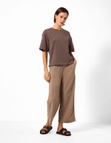 T-Shirt - Modal-Anteil - Braun