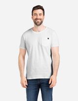 T-shirt - Taschina sul petto - bianco