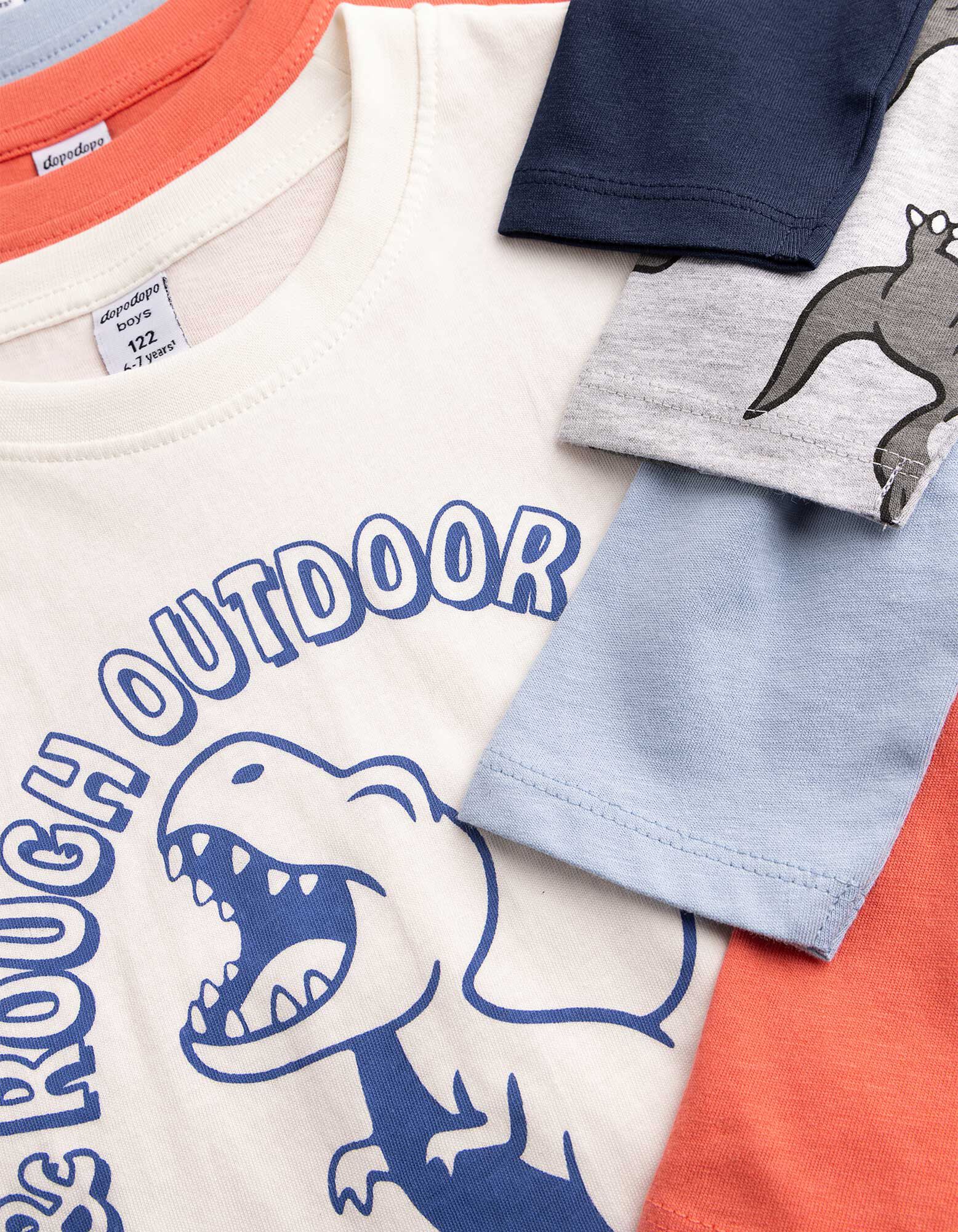 Langarmshirt - 5er-Pack