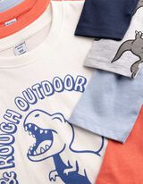 Langarmshirt - 5er-Pack