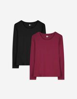 Langarmshirt - 2er-Pack