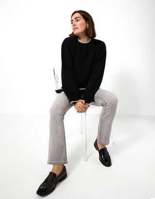 Bootcut Fit - Grau