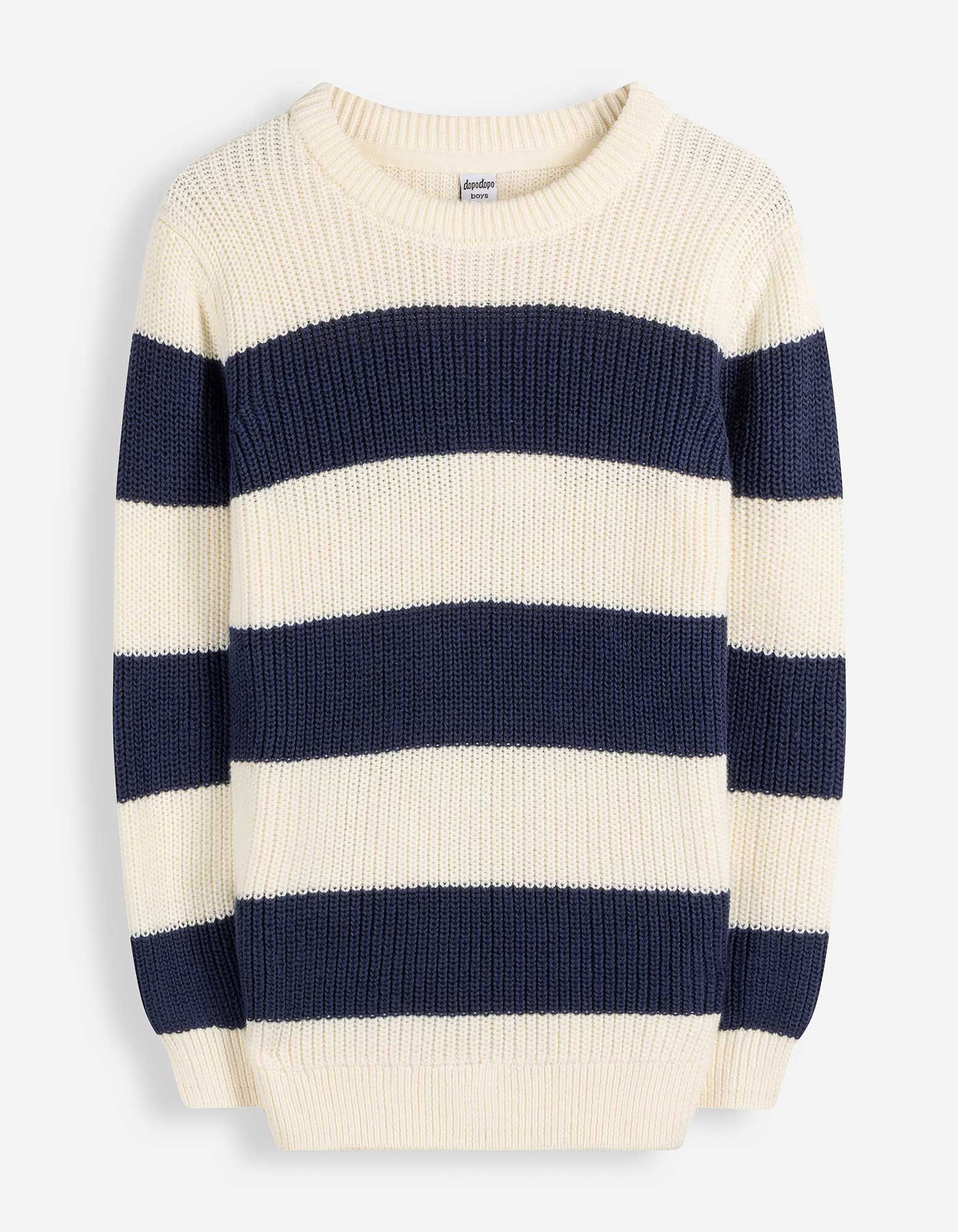Pullover - Streifen - Off-White