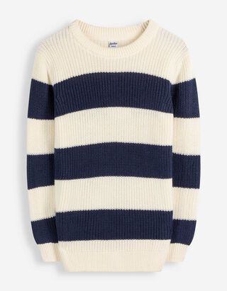 Pullover - Streifen - Off-White