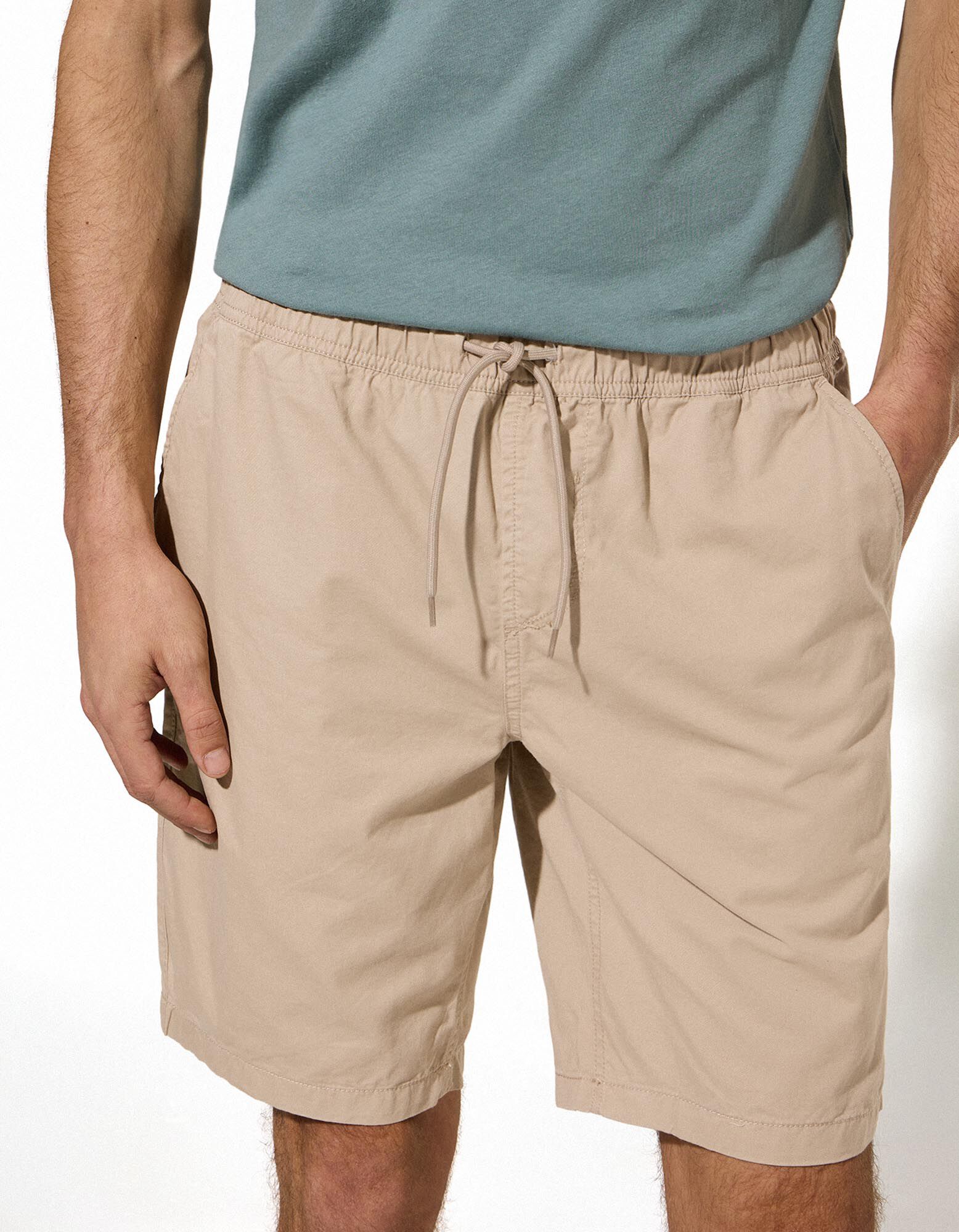 Shorts - Jogger Fit - Braun