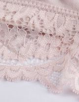 Brassière - Passementerie en dentelle - Lilas