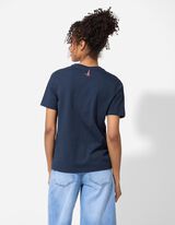 Tričko - Potlač - tmavomodra