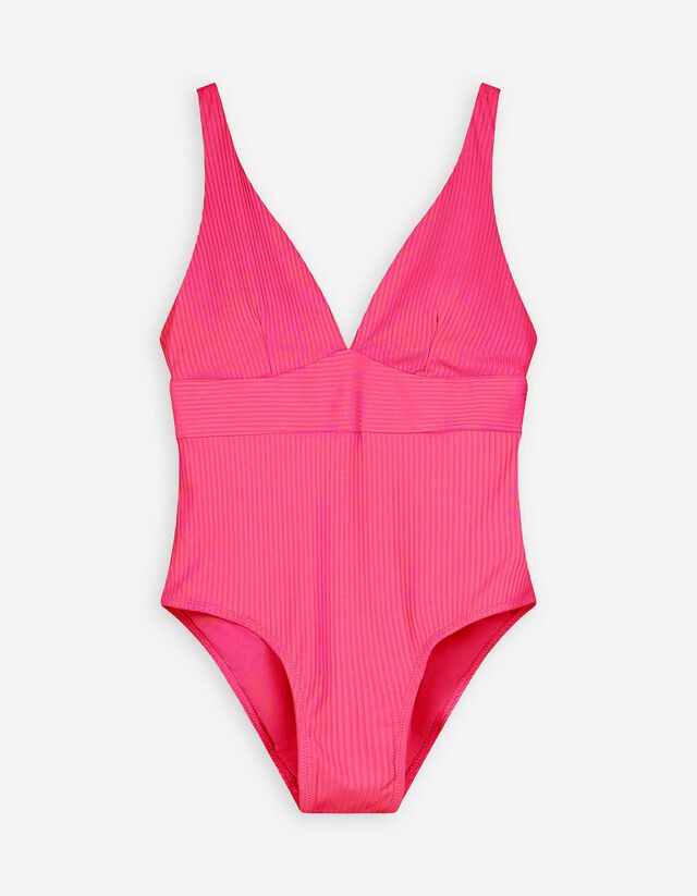 Maillot de bain - Unicolore - rose