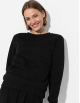 Mikina - Přepadající rukávy - cerná