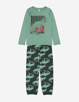 Pigiama completo (felpa + pantaloni) - Stampa - bronzo