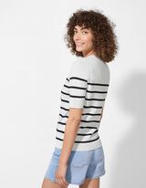 Trui - Viscosemix - wit