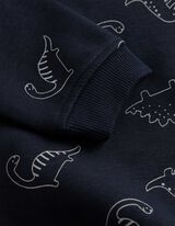 Mikina - Bavlna - tmavomodra