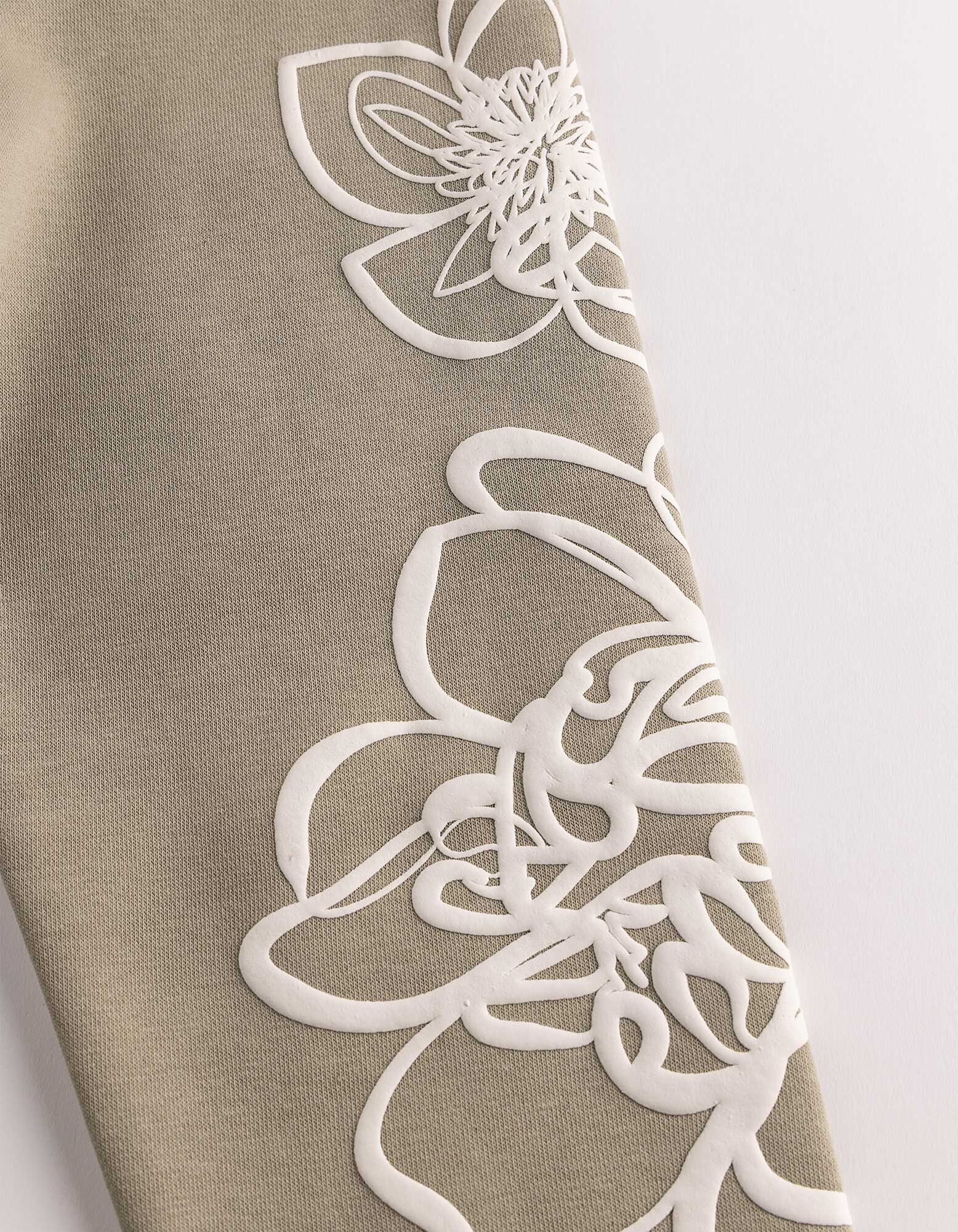 Hoodie - Print - Hellgr&uuml;n