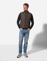 Steppweste - Stehkragen - dunkelgr&uuml;n