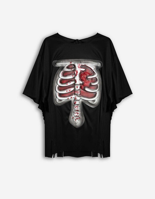 T-shirt d'horreur - Effet 3D - Noir