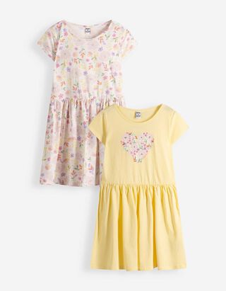 Kleid in A-Linie - 2er Pack