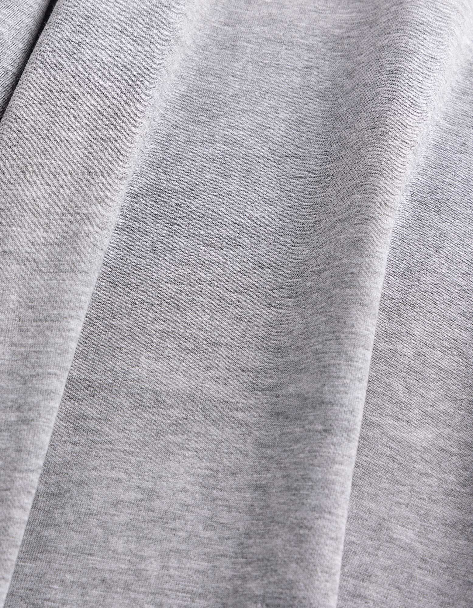 Langarmshirt - Meliert - Grau