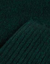 Pulover - lažni vrat - zelena