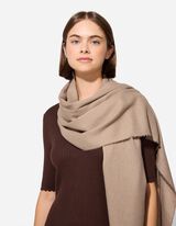 Schal - einfarbig - beige