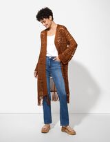 Kardiganas - Be užsegimo - sviesiai rudas