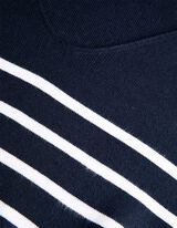 Strickpullover - Viskose-Mix - dunkelblau