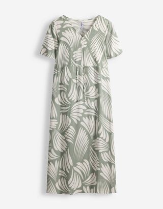 Jurk - Print all-over - turkoois