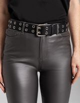 Opasek - Přezka s hrotem - cerná