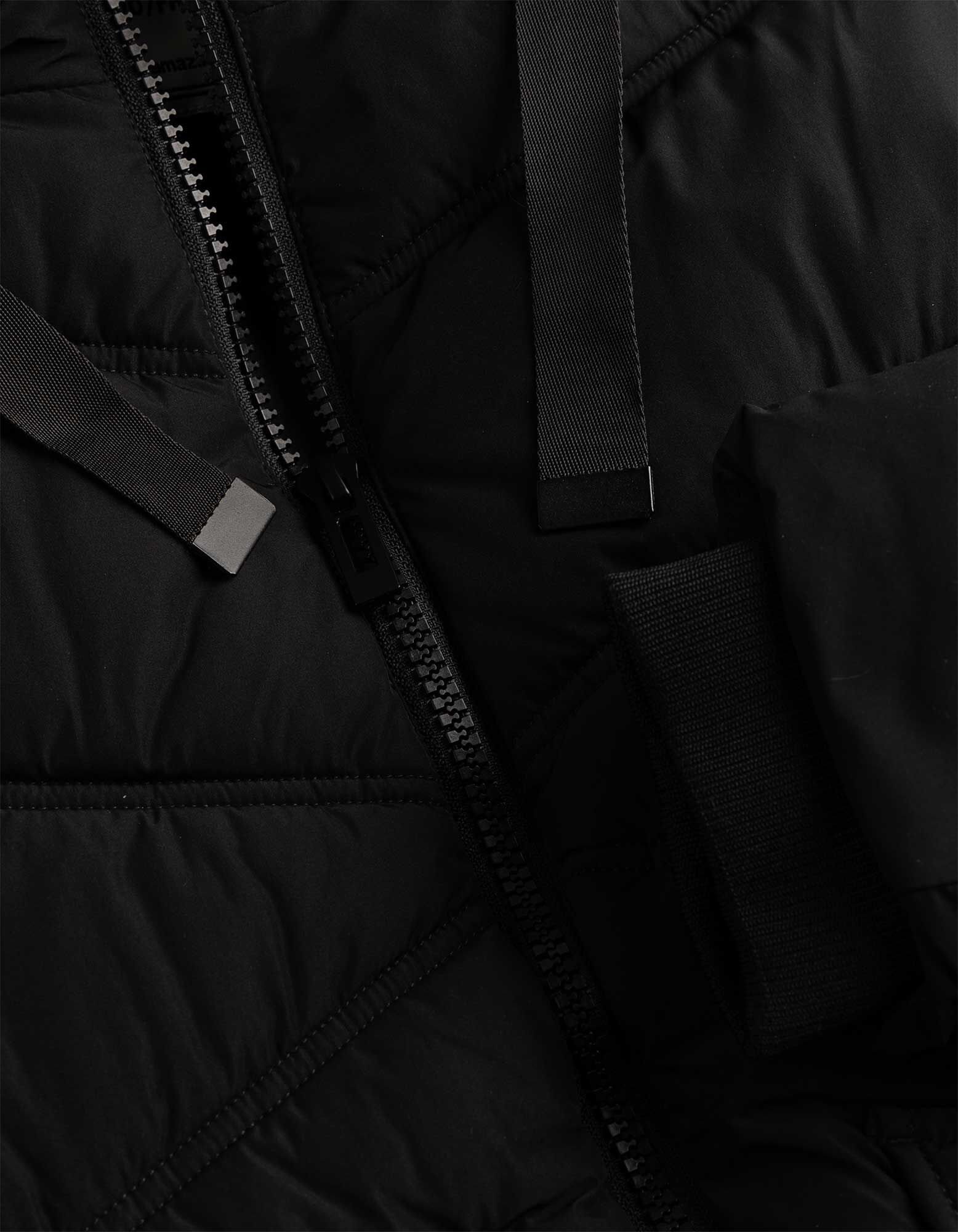 Cappotto trapuntato - Traspirante - Nero