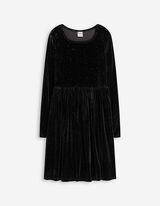 Robe - Imprimé scintillant - Noir