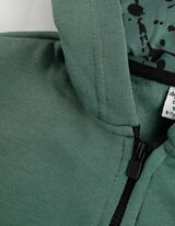 Felpa aperta - Stampa - turchese