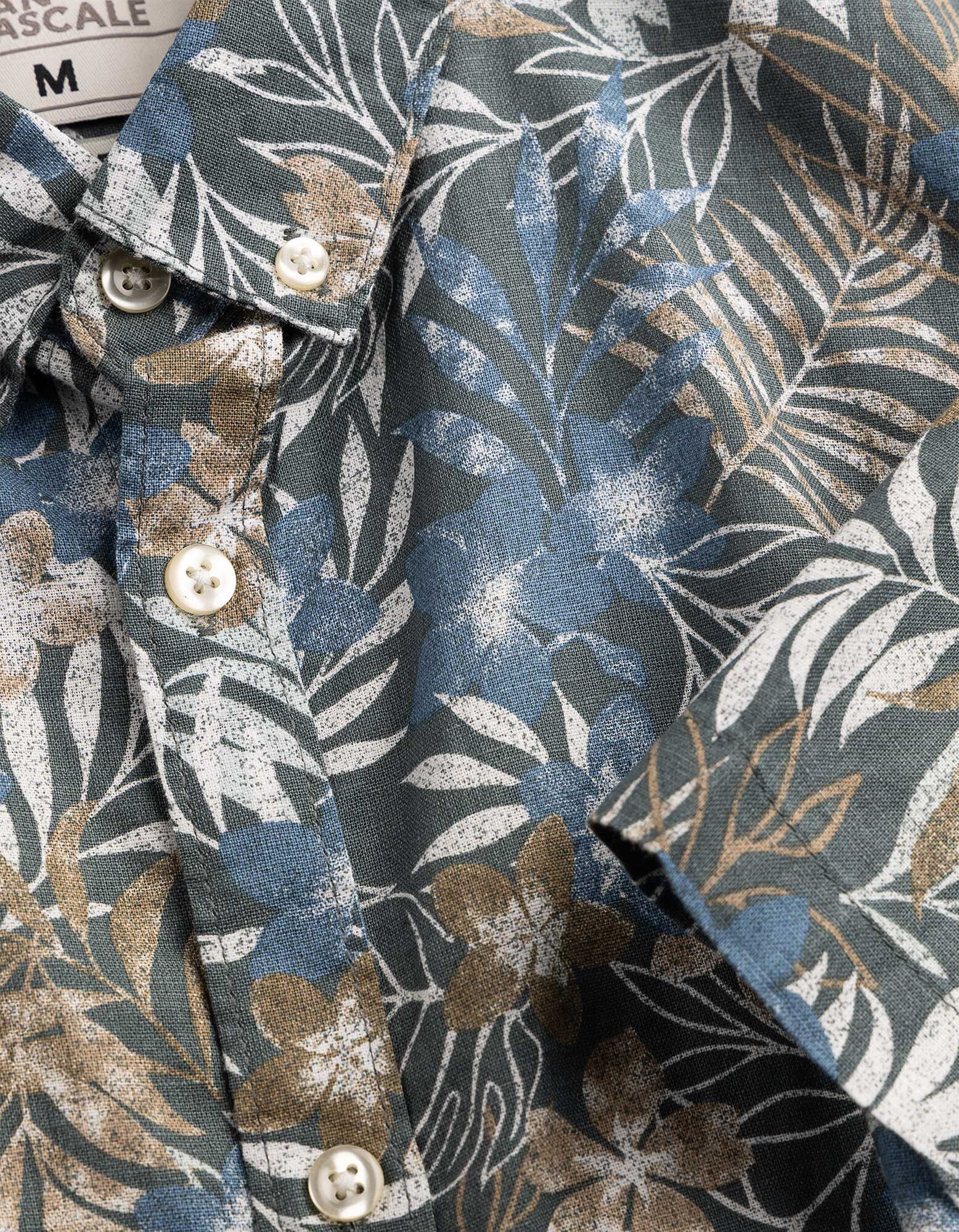 Hemd - Leinen-Mix - hellgr&uuml;n