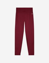 Leggings - Structură cu nervuri - Rosu inchis