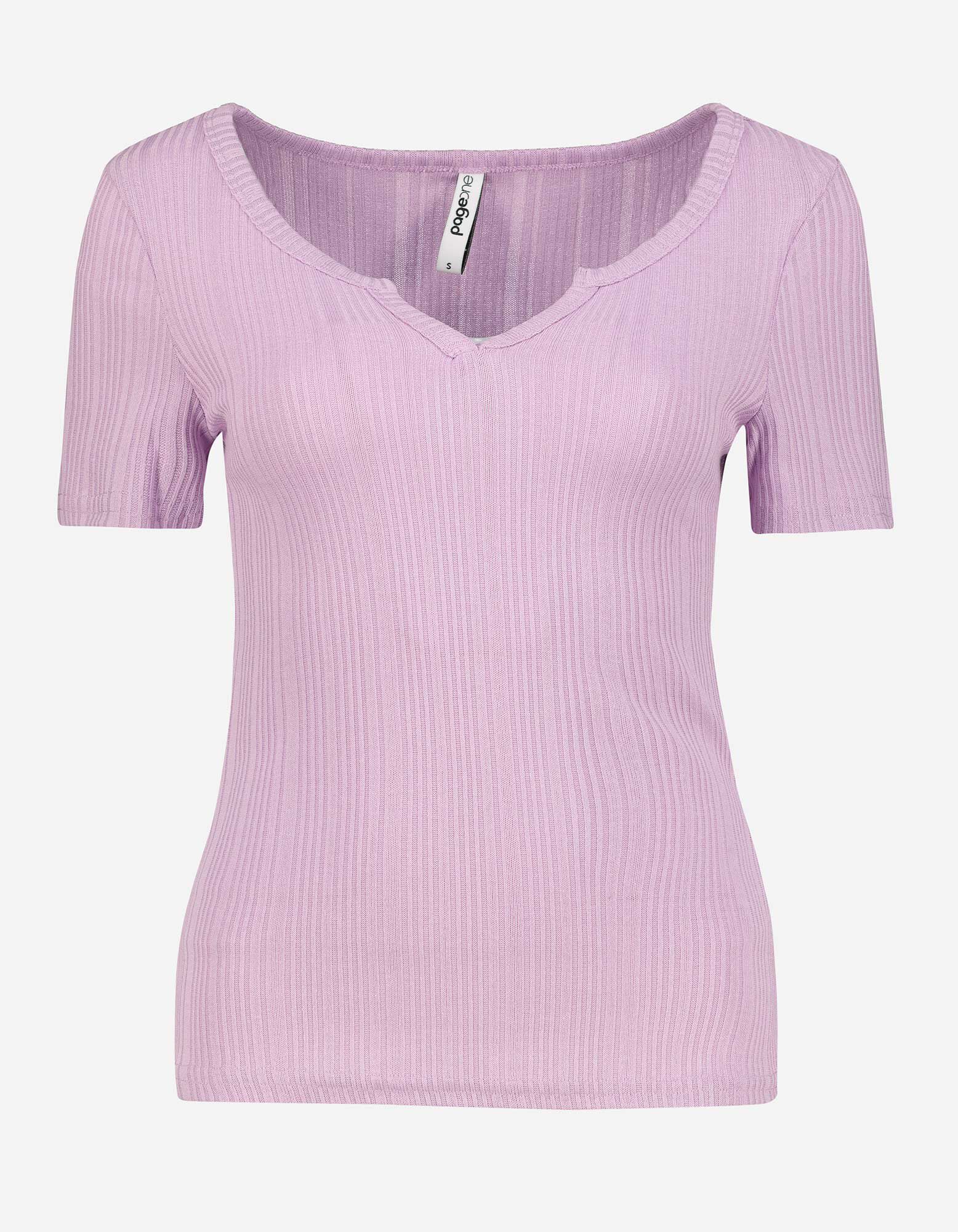 T-shirt - Teneur en viscose - Lilas